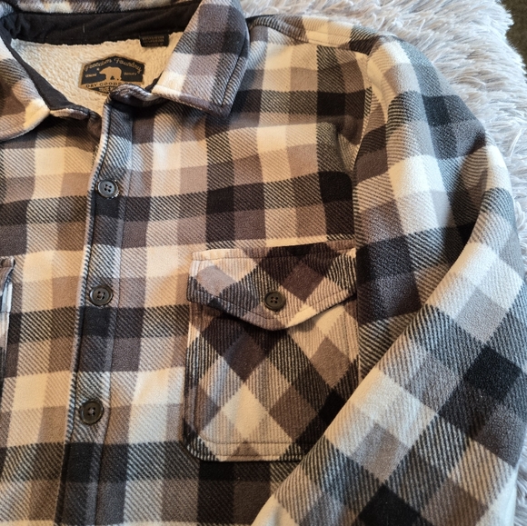 Freedom Foundry Fleece Button Down Plaid Shirt/Jacket Size XL - Picture 6 of 15